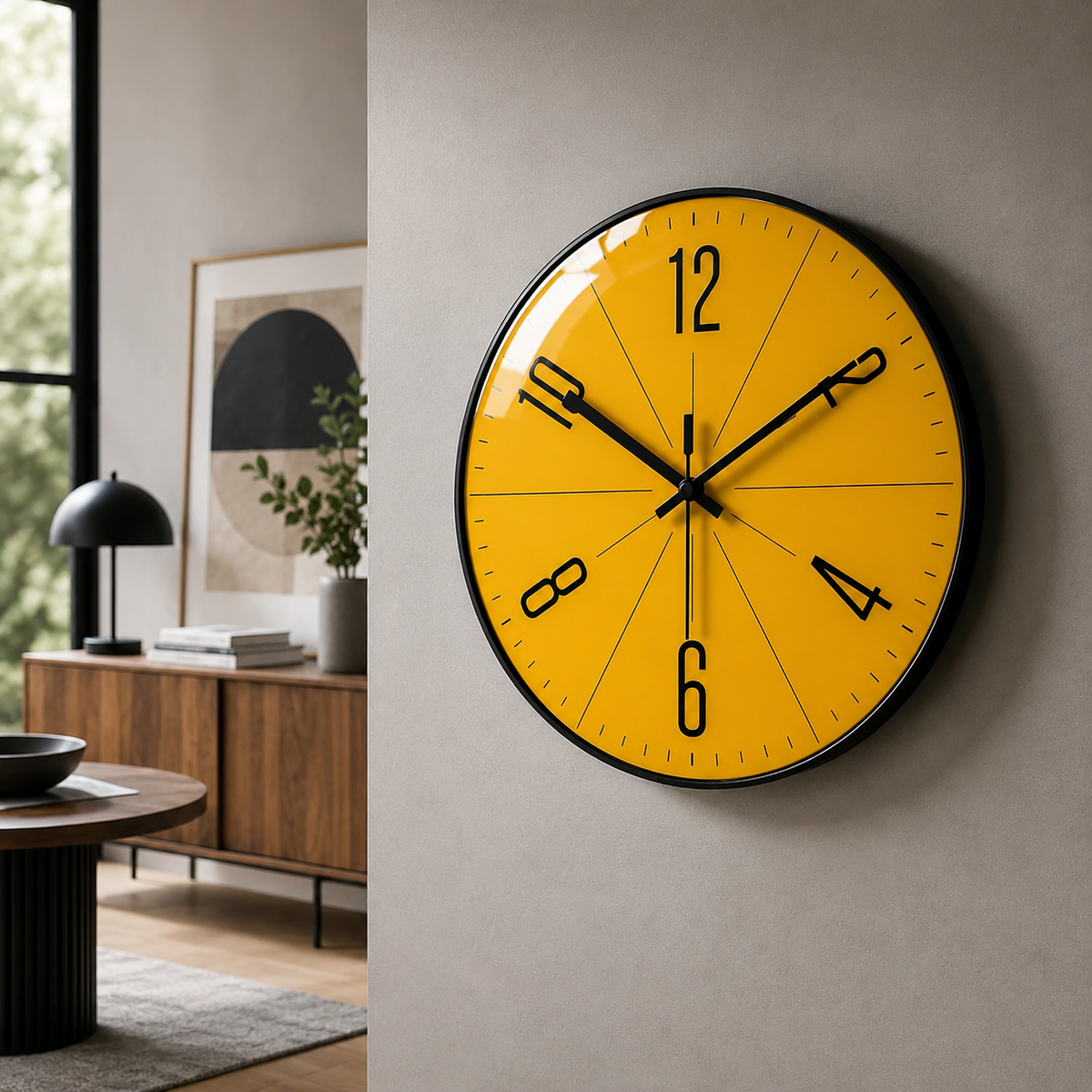Modern Nordic Style Wall Clock by Lattea