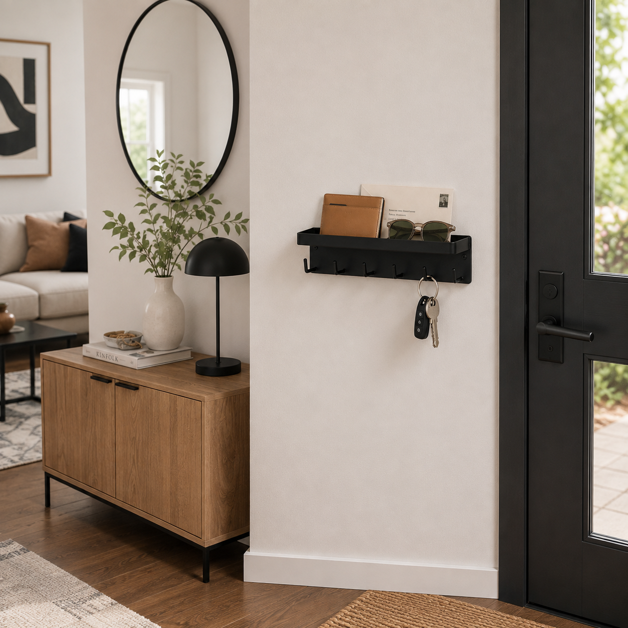 Yamazaki Magnet Key Hook Tray