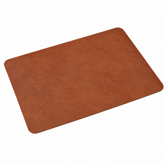 DuoMat | Double-Sided Faux Leather Placemats | Heat Resistant & Waterproof