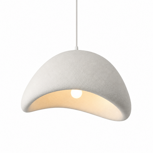 Modern Boho Wabi Sabi Resin Chandelier