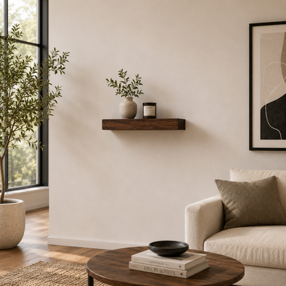 Walnut Floating Shelf