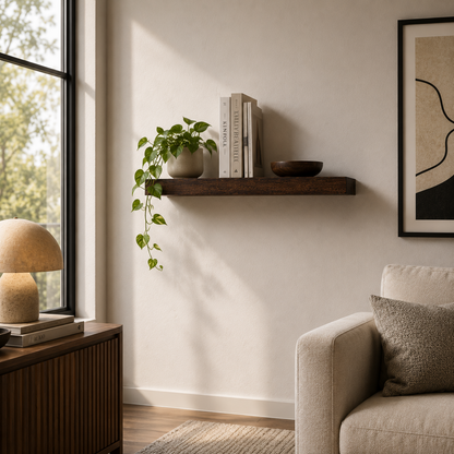 Walnut Floating Shelf