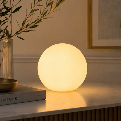 Cordless LED Moon Table Lamp