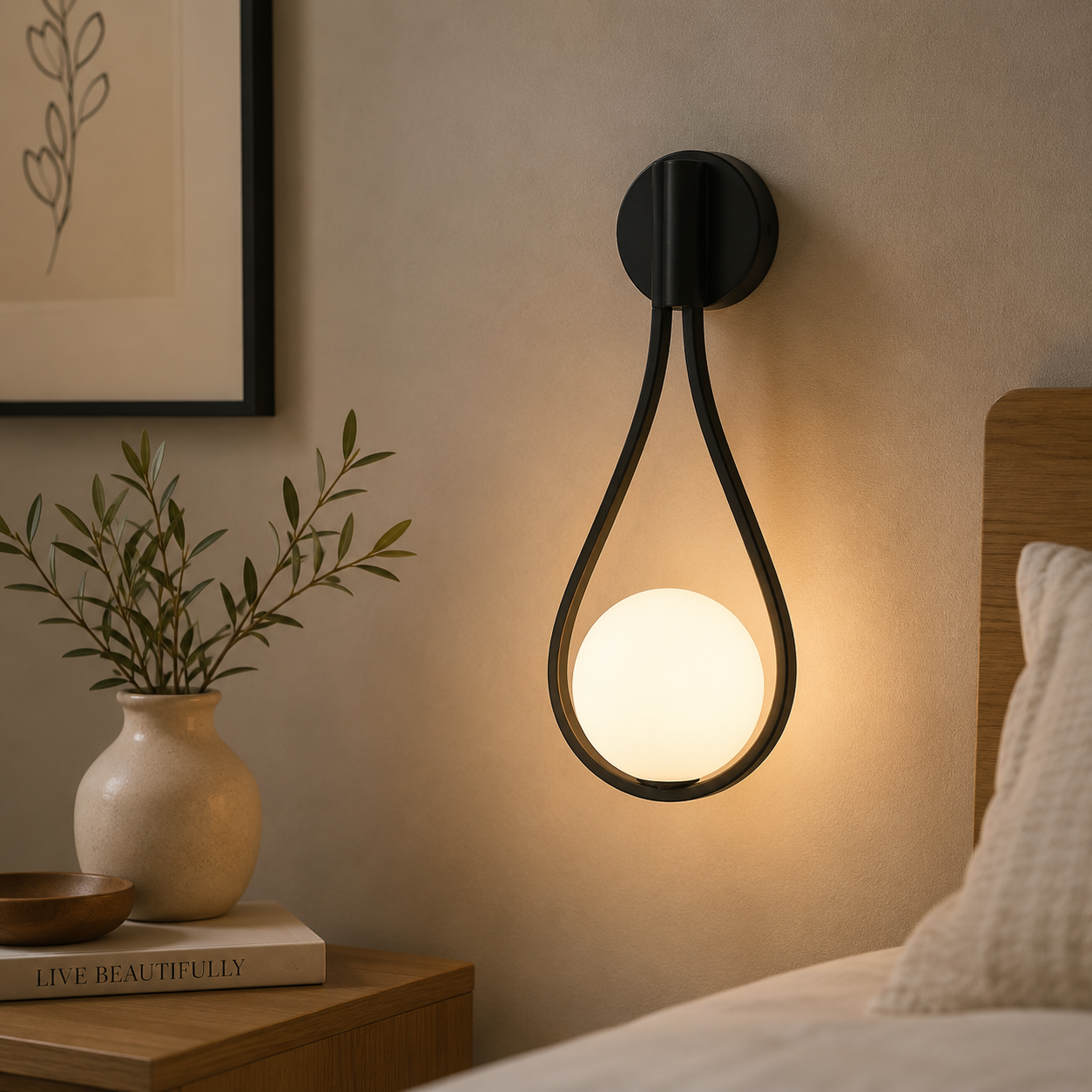 Single Modern Nordic Wall Lamp