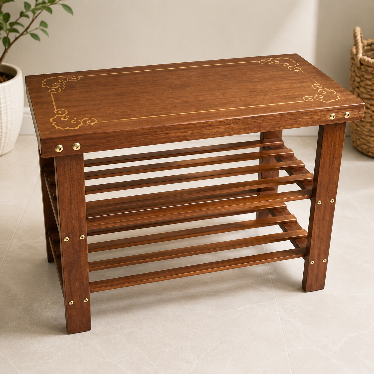 Open Panel Shoe Rack