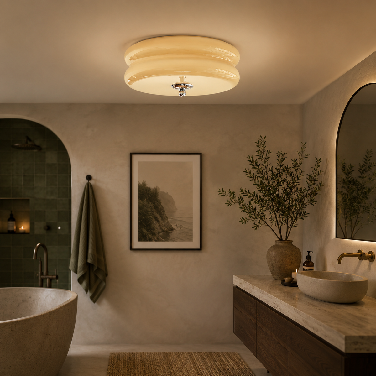 Art Deco Vintage Ceiling Light