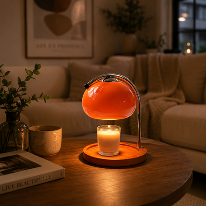 Retro Glass Dimmable Candle Warmer Lamp