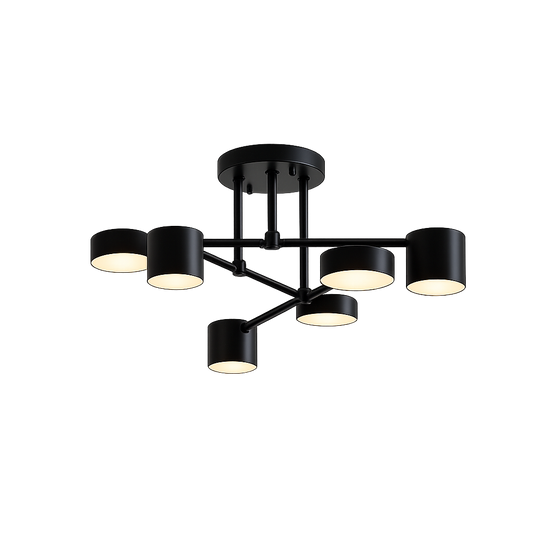 Ceiling Light with 6 Adjustable LED Heads