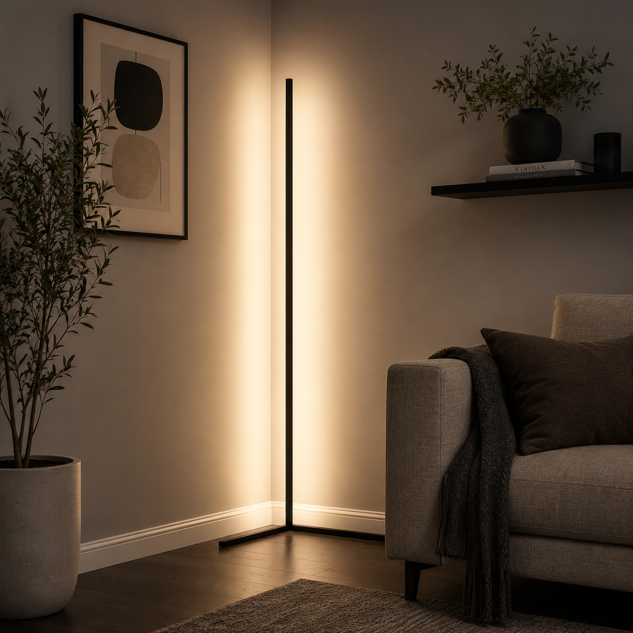 Corner Floor Lamp