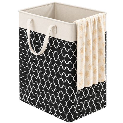 Lauva 75L Waterproof Laundry Basket | Foldable Fabric Clothes Hamper with Handles