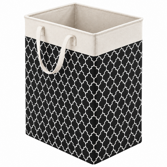 Lauva 75L Waterproof Laundry Basket | Foldable Fabric Clothes Hamper with Handles