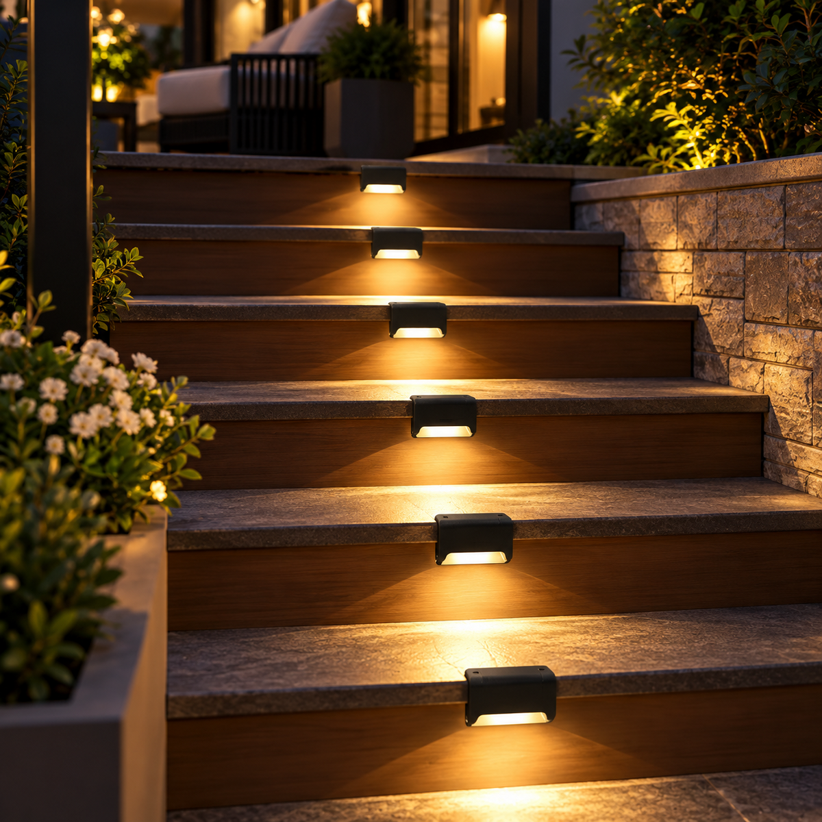 Solar Waterproof Stair Lights