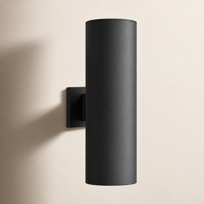 Dylan 2 Light Cylinder Outdoor Wall Light