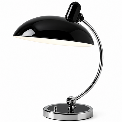 ScandiArc Table Lamp | Bauhaus-Inspired Curved Metal Design