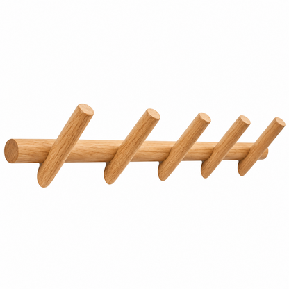 Maeve Wall Rack | Solid Oak Organizer