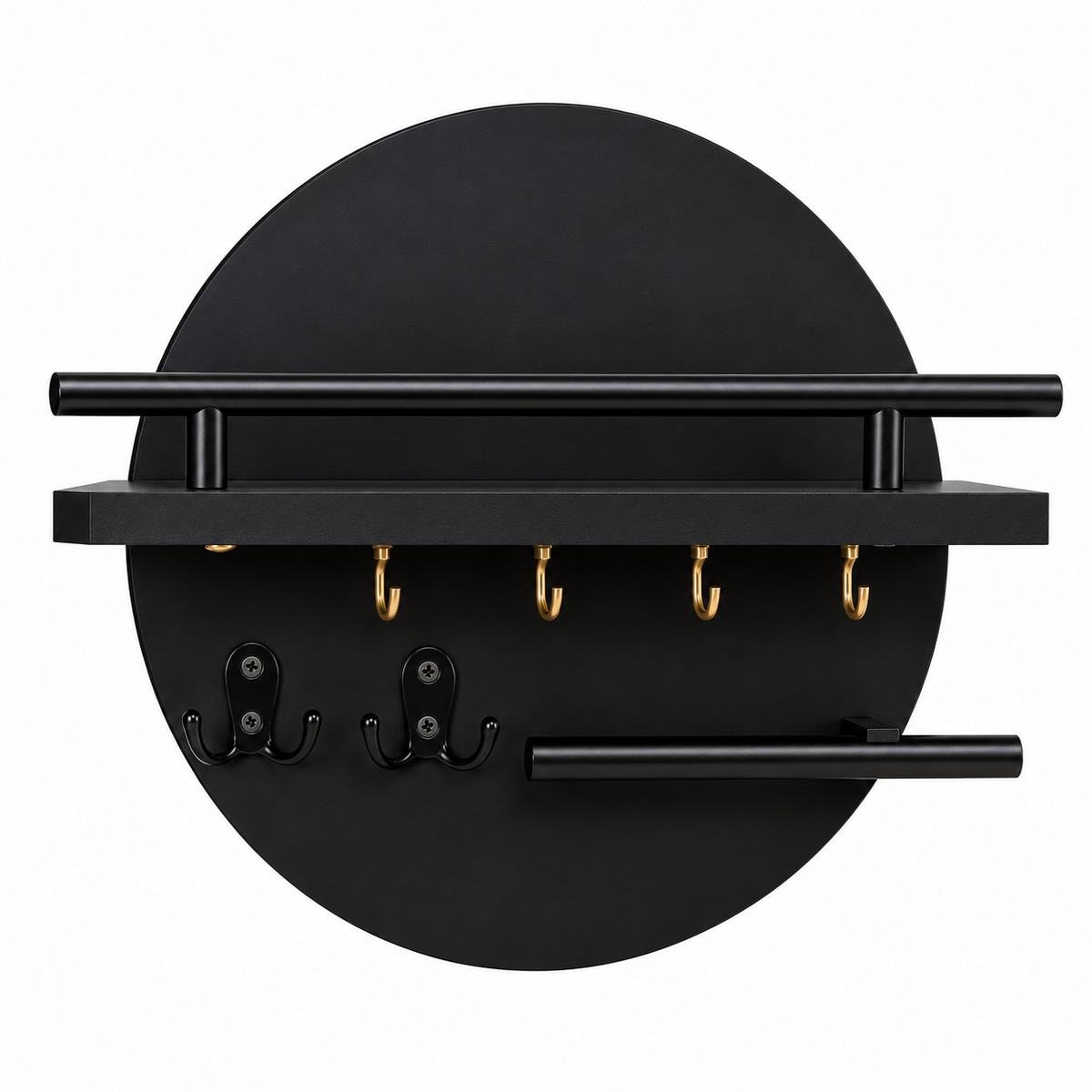 Round Wooden Key Holder | Stylish & Eco-Friendly Wall Organizer