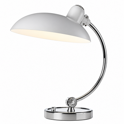 ScandiArc Table Lamp | Bauhaus-Inspired Curved Metal Design