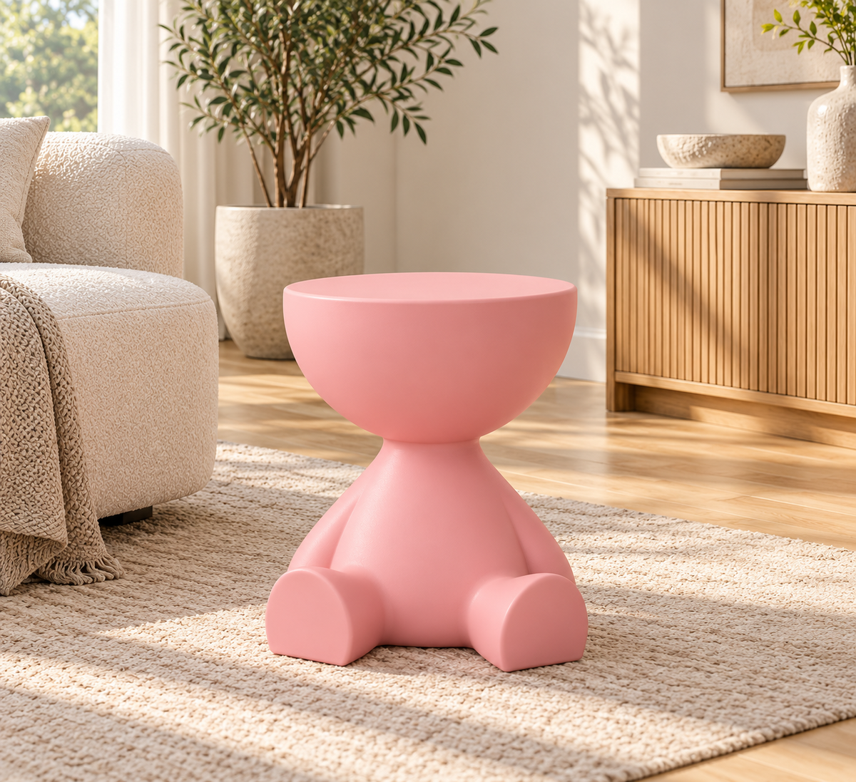 Cartoon Bear Side Table | Modern Creative Coffee Table
