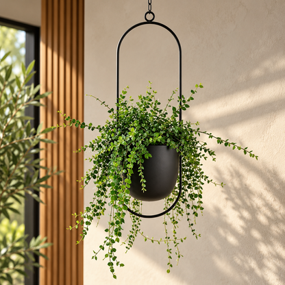 FloraFrame Hanging Planter | Modern Minimalist Iron Design