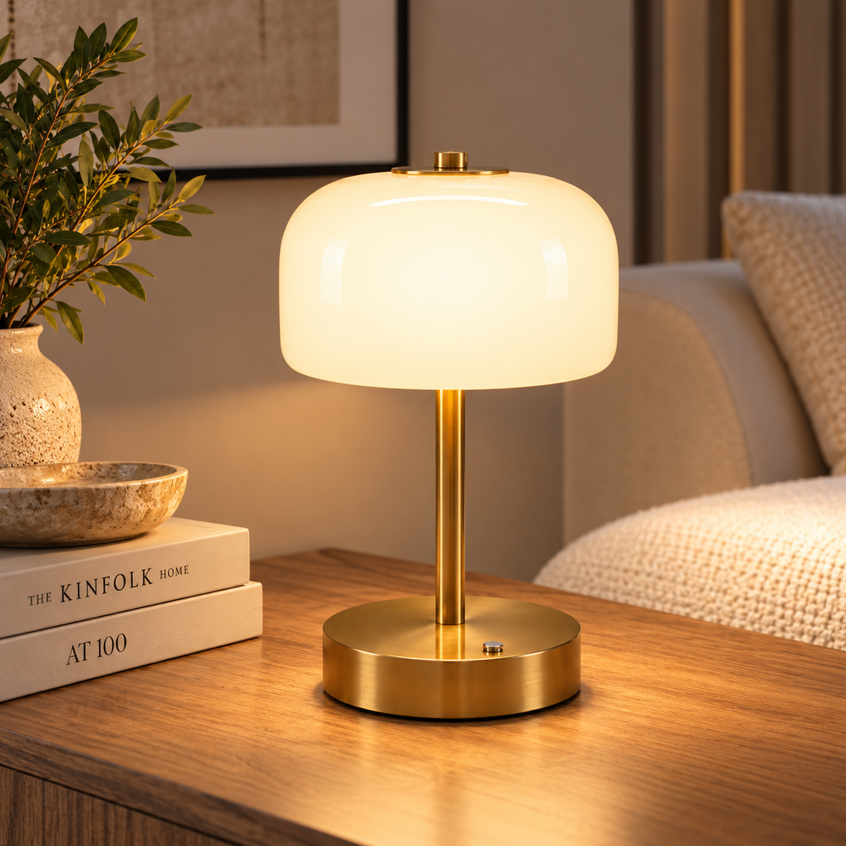 Vomii Cordless Mushroom Table Lamp