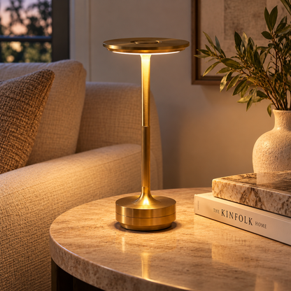 USB Dimmable Dish LED Table Lamp