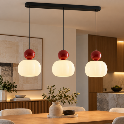 Nordic Pumpkin Pendant Light | Modern LED Ceiling Lamp