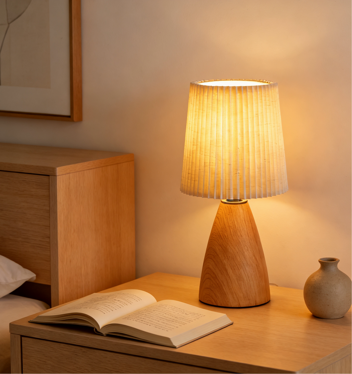 Minimalistic Fabric Table Lamp