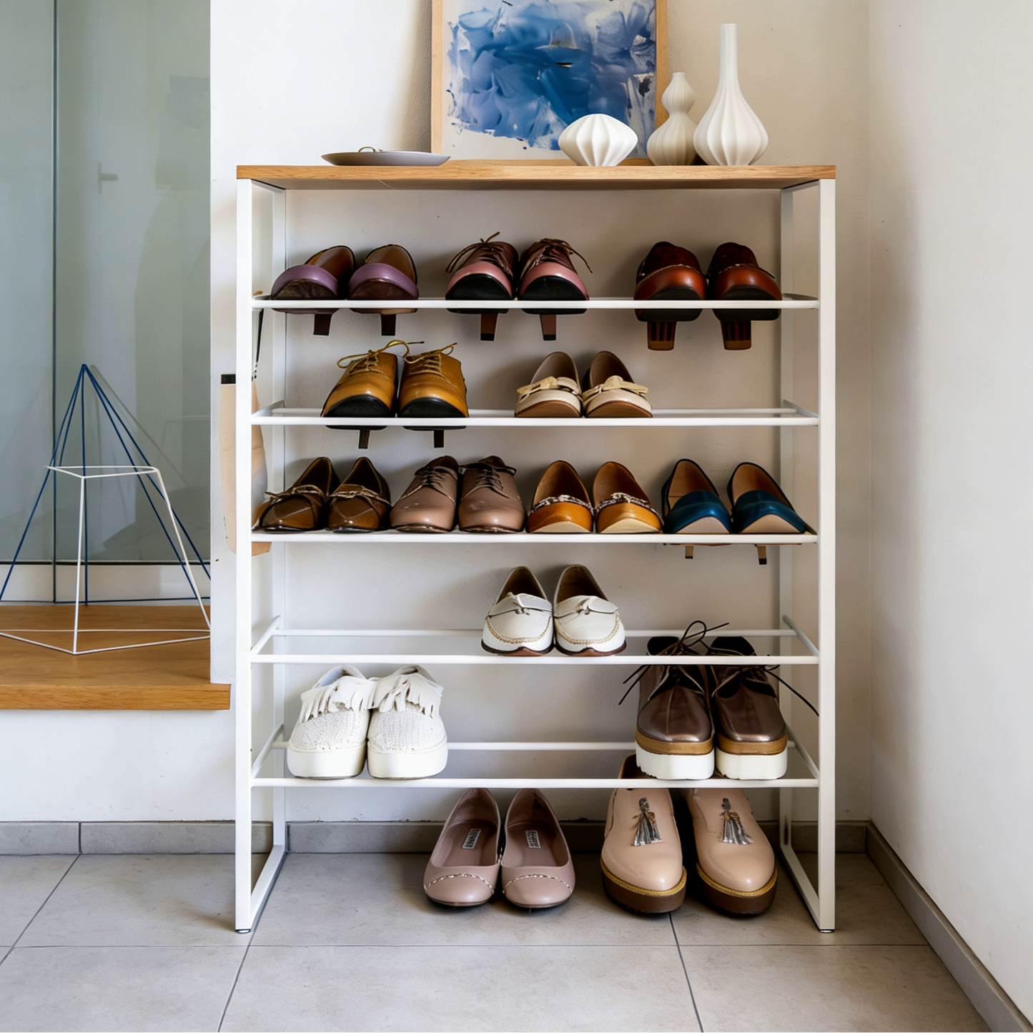 Six Tier Shoe Rack